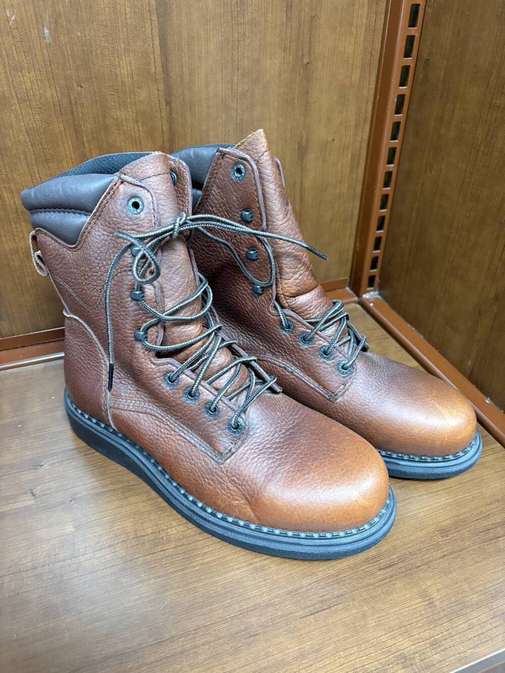 NEW RED WING SHOES men's waterproof work boots in brown